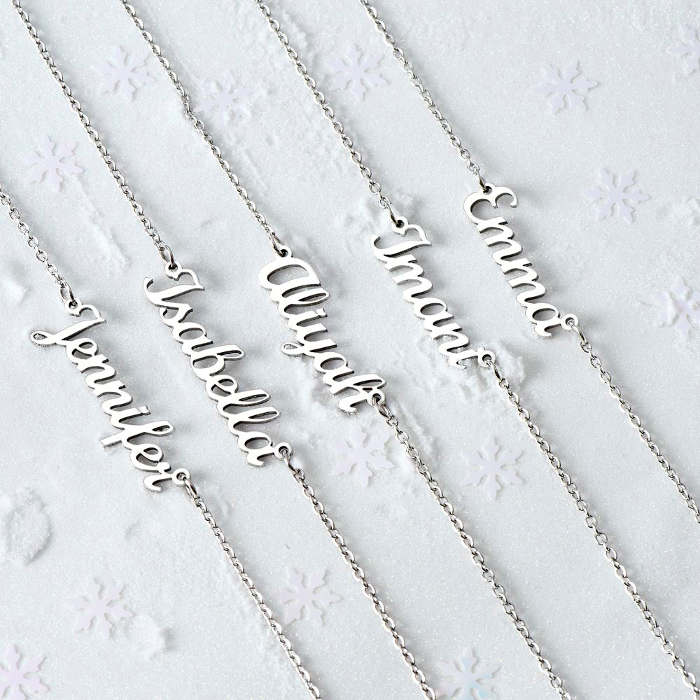 Custom Name Necklace - To My Soulmate - boyfriend - girlfriend